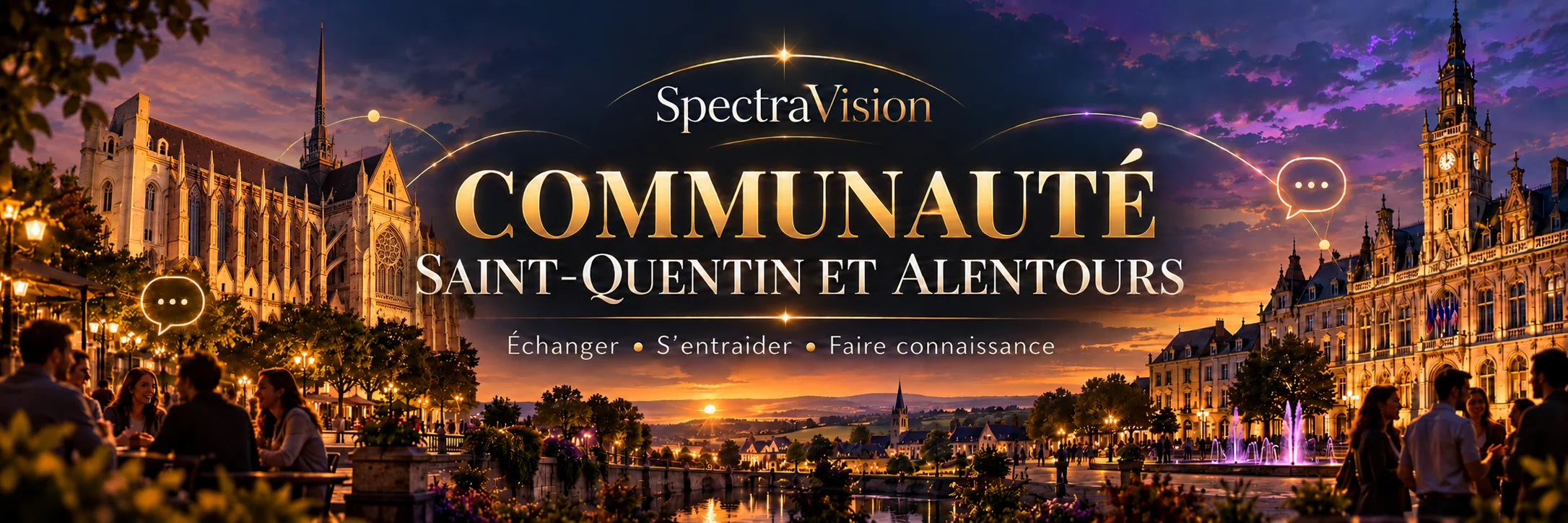 Communauté Saint-Quentin et alentours — SpectraVision. Échanger, s’entraider, faire connaissance.